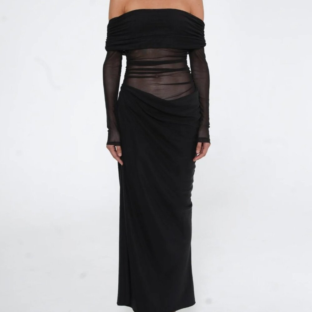 BENNI Yasmin Off-Shoulder Maxi Dress